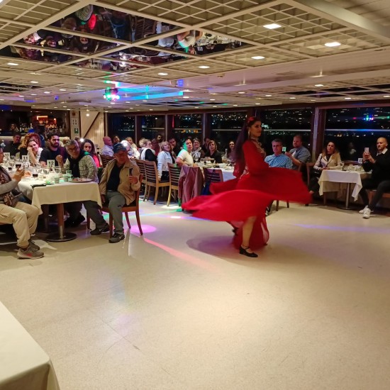  Bosphorus Music and Dinner Cruise w/ Private Table (Alcoholic and soft drinks included)