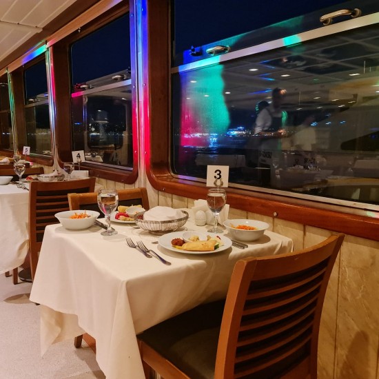 Bosphorus Cruise with Dinner and Entertainment ( Unlimited Soft Drinks)
