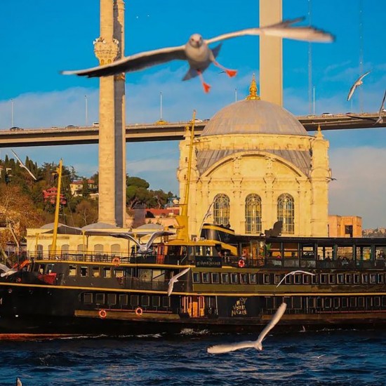 Bosphorus Brunch Cruise / Private Table & Live Music & WiFi